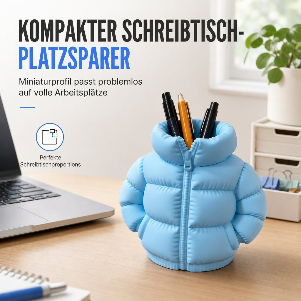 ✏️ 3D-Printed Puffer-Jacket Pen Holder