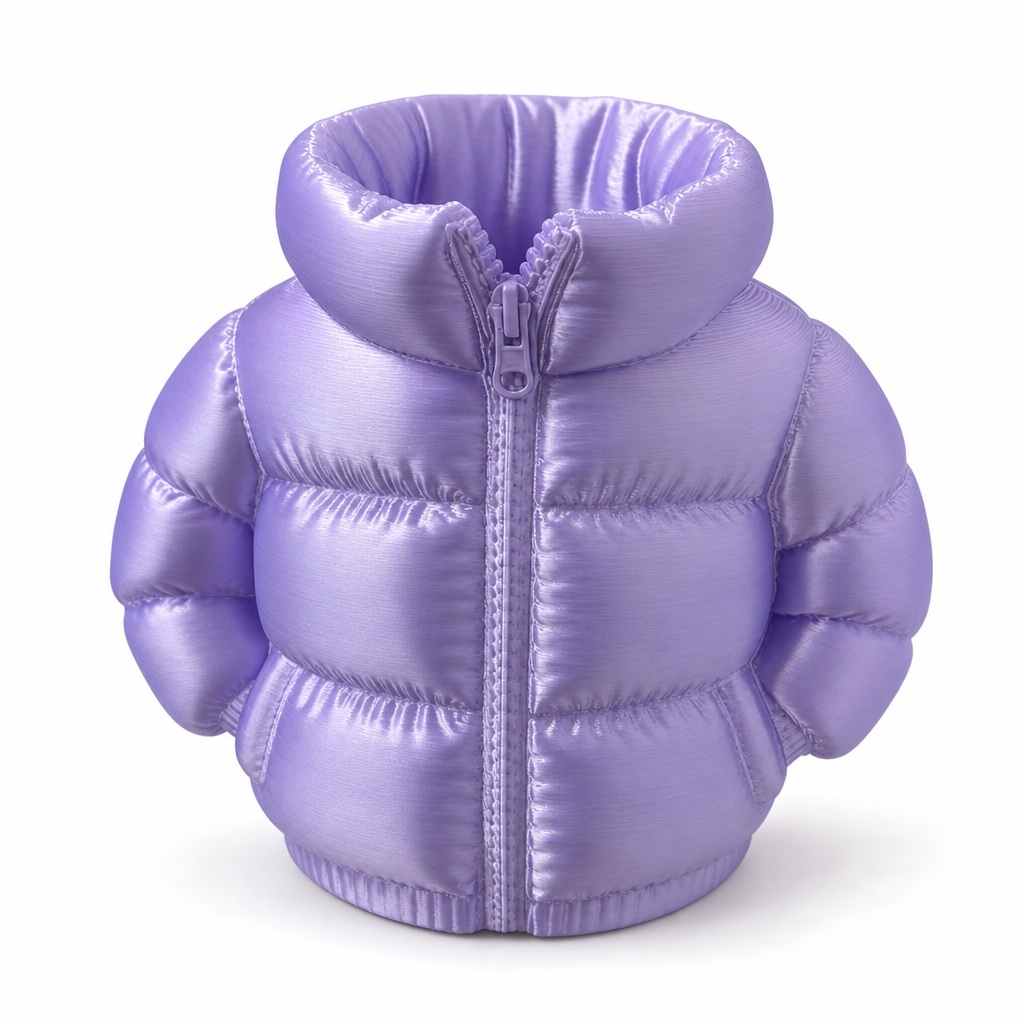✏️ 3D-Printed Puffer-Jacket Pen Holder