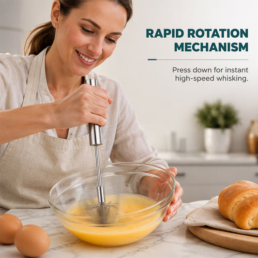 Automatic Stainless Steel Egg Whisk