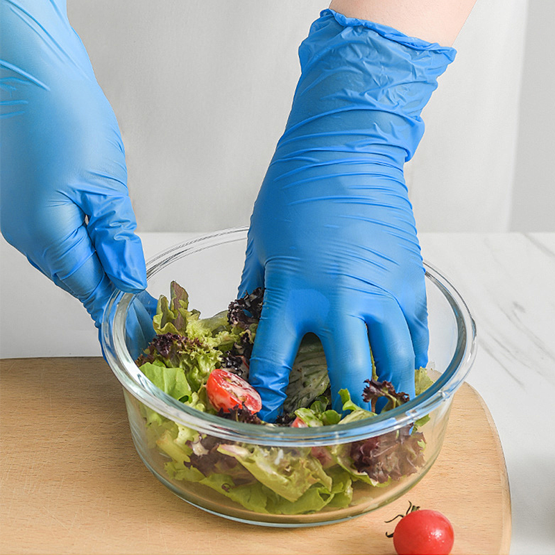 🧤 Disposable Nitrile Gloves for Food Handling & Cleaning
