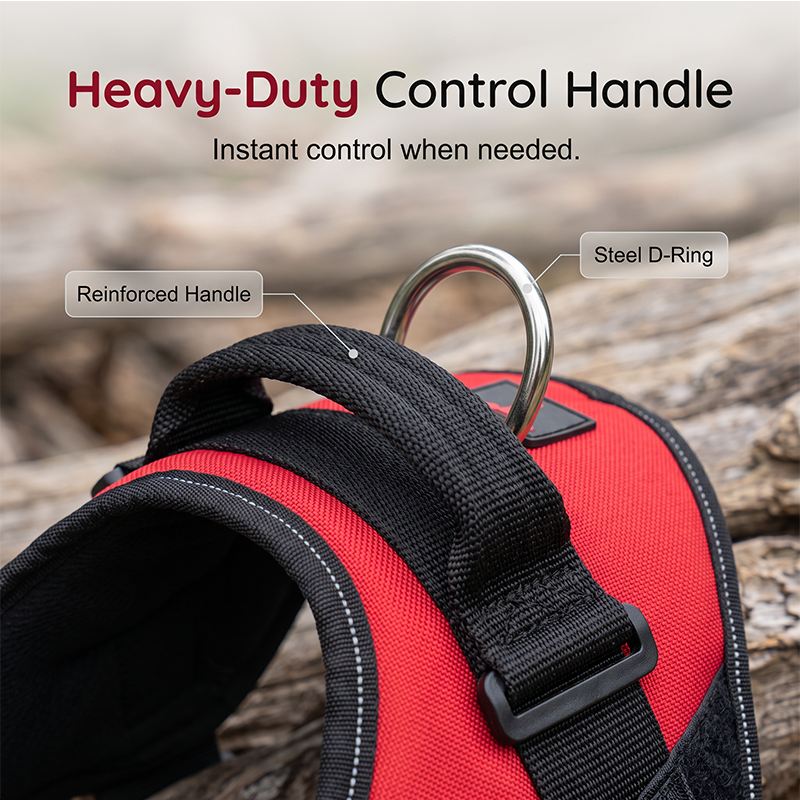 🐕 Reflective No-Pull Dog Harness with Control Handle