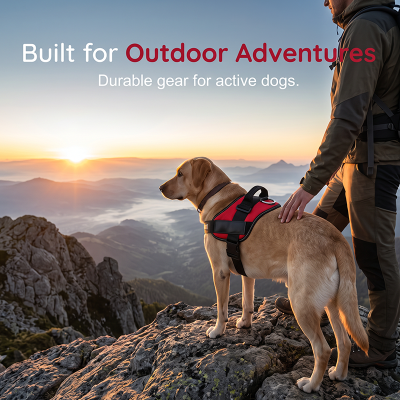 🐕 Reflective No-Pull Dog Harness with Control Handle