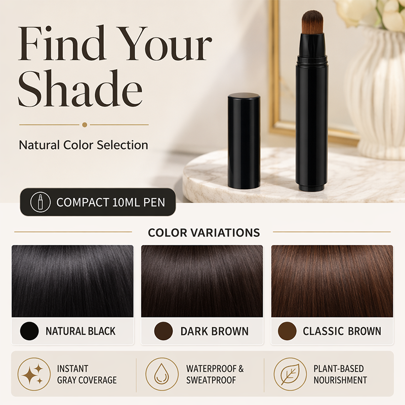 🖊️ Instant Gray Root Touch-Up Hair Pen