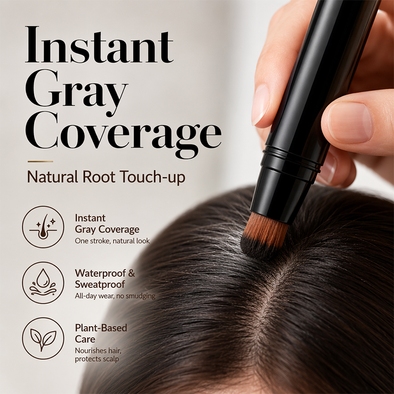 🖊️ Instant Gray Root Touch-Up Hair Pen