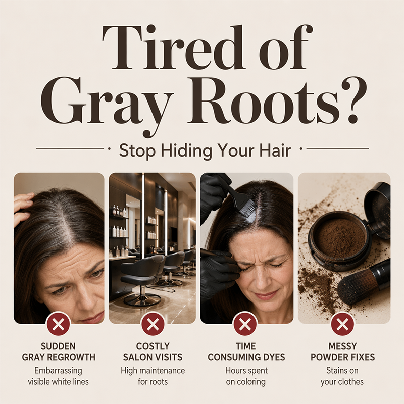 🖊️ Instant Gray Root Touch-Up Hair Pen