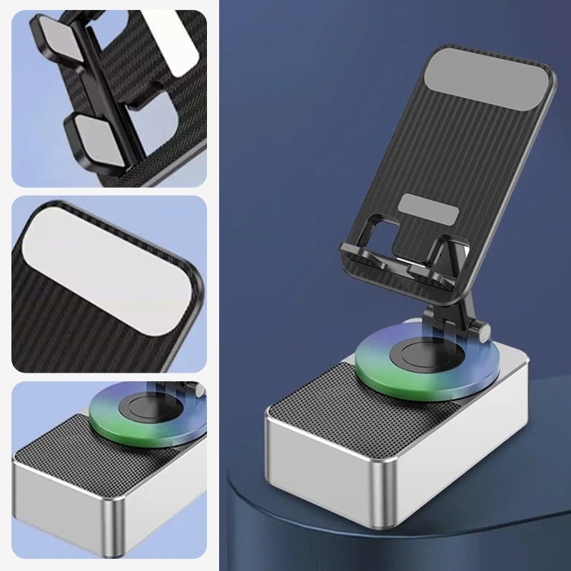 🔊 Bluetooth Speaker Phone Stand with Backup Charging