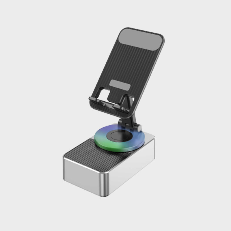 🔊 Bluetooth Speaker Phone Stand with Backup Charging
