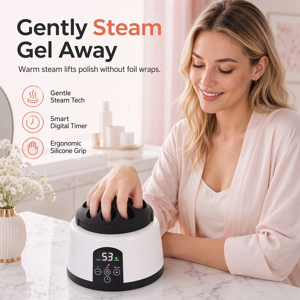💅 Electric Steam Gel Polish Remover Machine