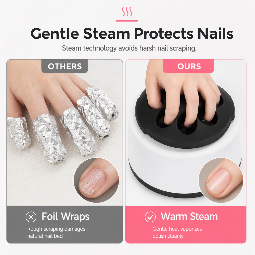💅 Electric Steam Gel Polish Remover Machine