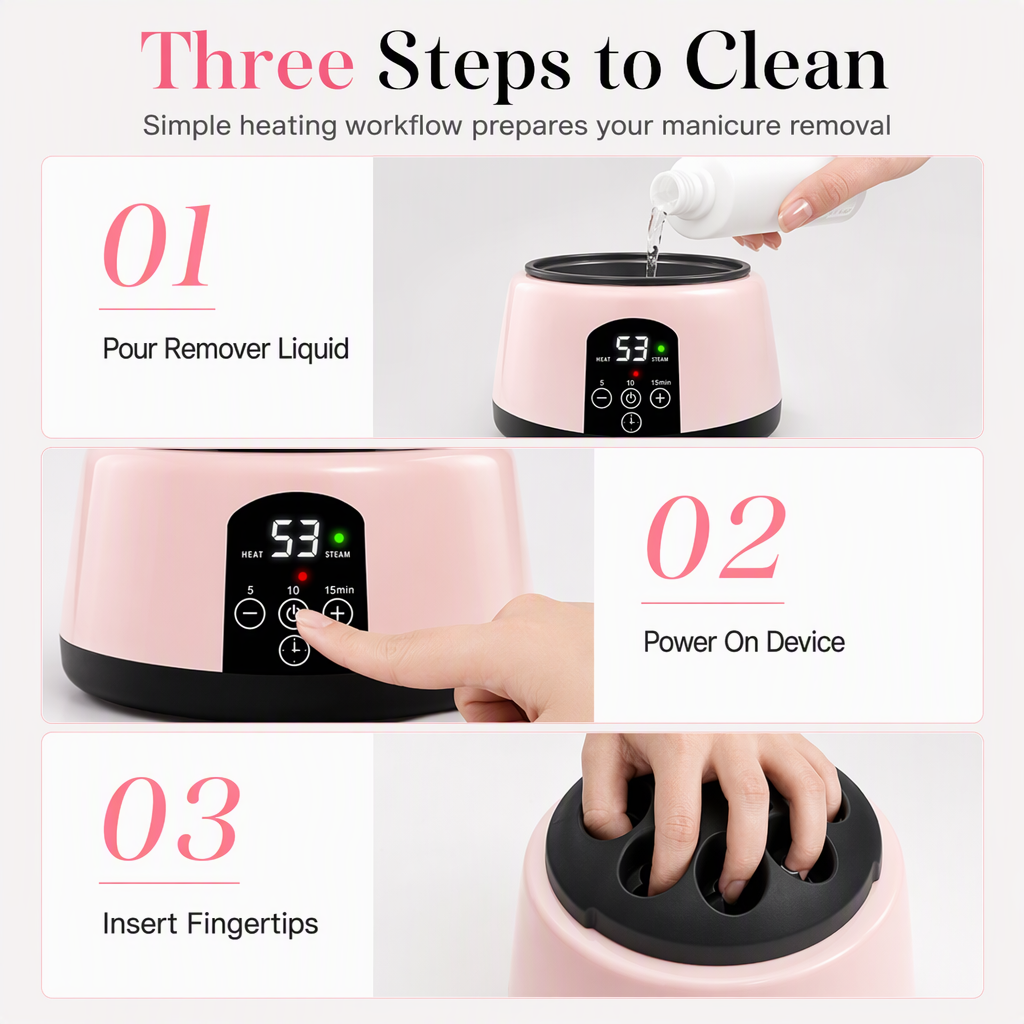 💅 Electric Steam Gel Polish Remover Machine
