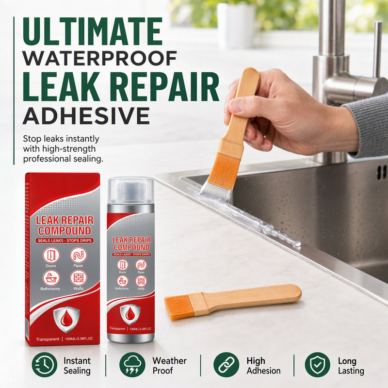 🛠️ Brush-On Waterproof Leak Repair Compound