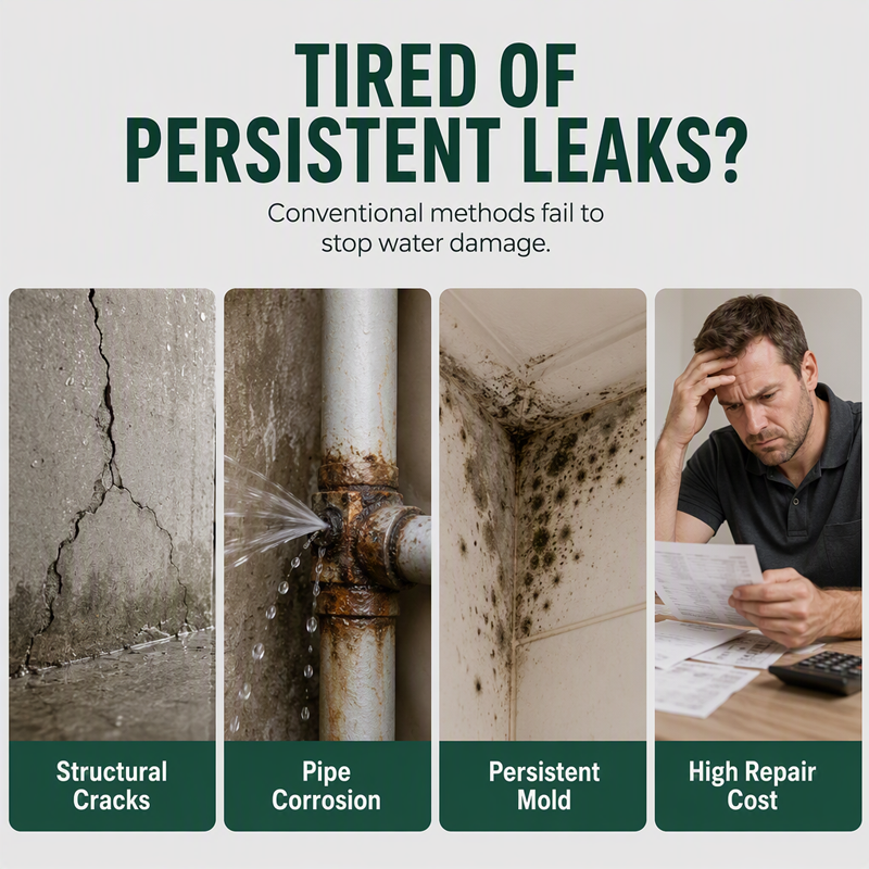 🛠️ Brush-On Waterproof Leak Repair Compound