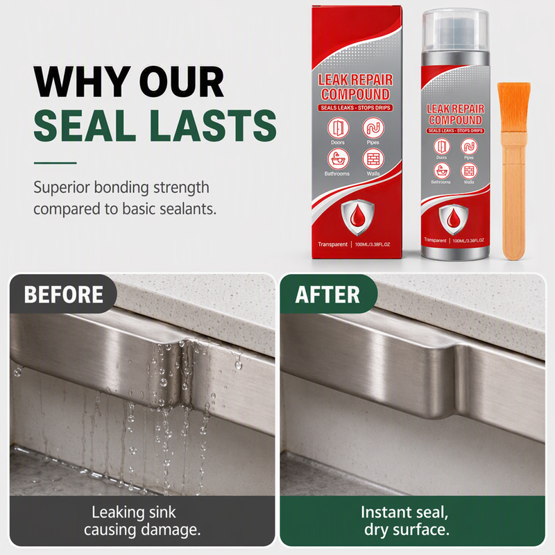 🛠️ Brush-On Waterproof Leak Repair Compound