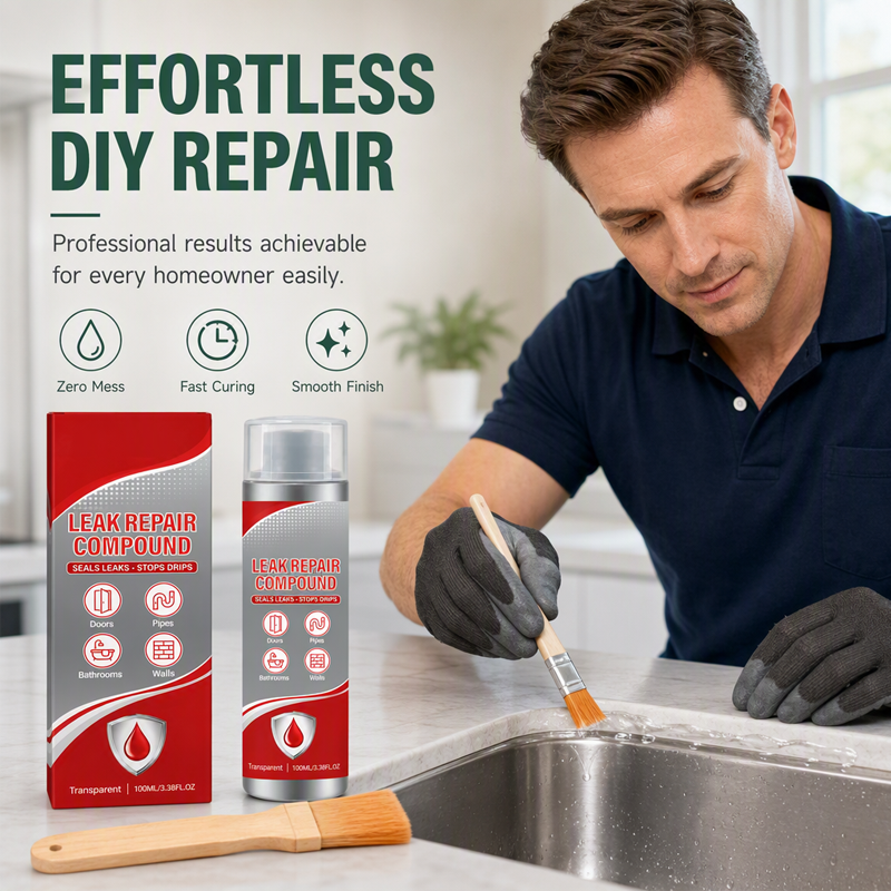 🛠️ Brush-On Waterproof Leak Repair Compound