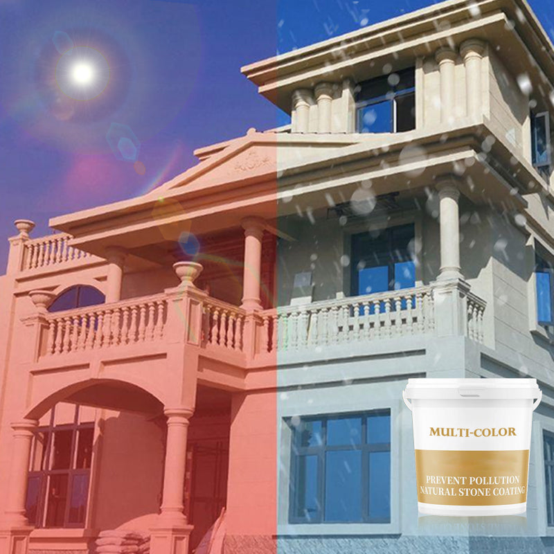 🏠 Textured Natural-Stone-Effect Exterior Coating