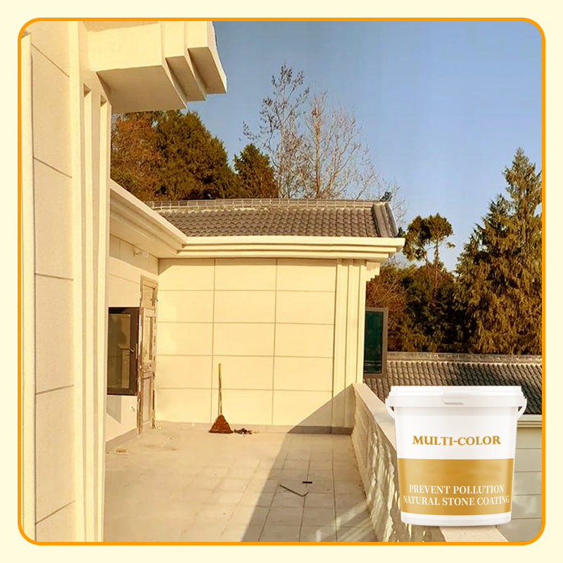 🏠 Textured Natural-Stone-Effect Exterior Coating