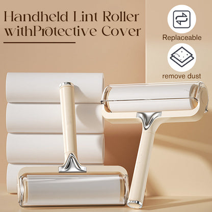 🧹 Handheld Lint Roller with Protective Cover