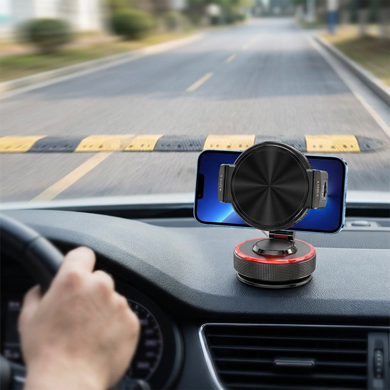 📱 Vacuum-Suction Magnetic Car Phone Holder