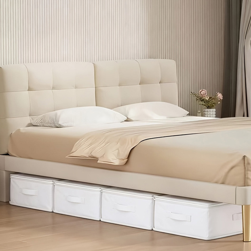 🛏️ Foldable Underbed Storage Bag with Clear Zipper Lid