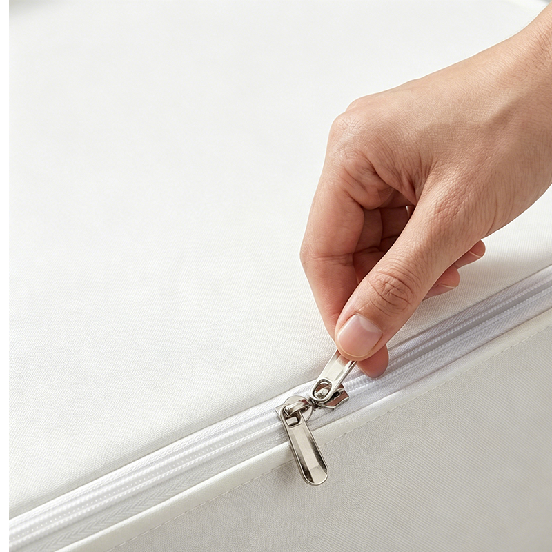 🛏️ Foldable Underbed Storage Bag with Clear Zipper Lid