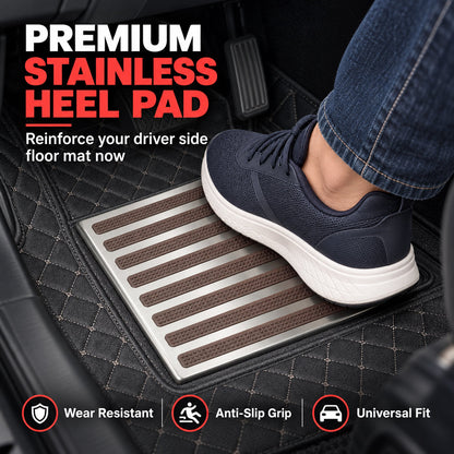 🚗 Universal Car Floor Mat Heel Wear Protector