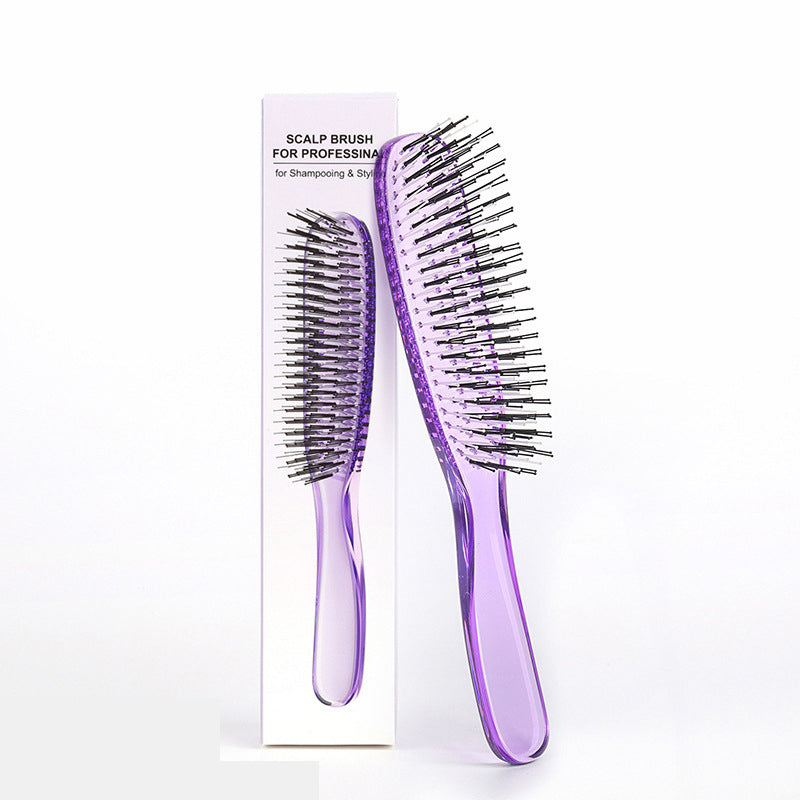 💇 Portable Detangling & Scalp Massage Hairbrush