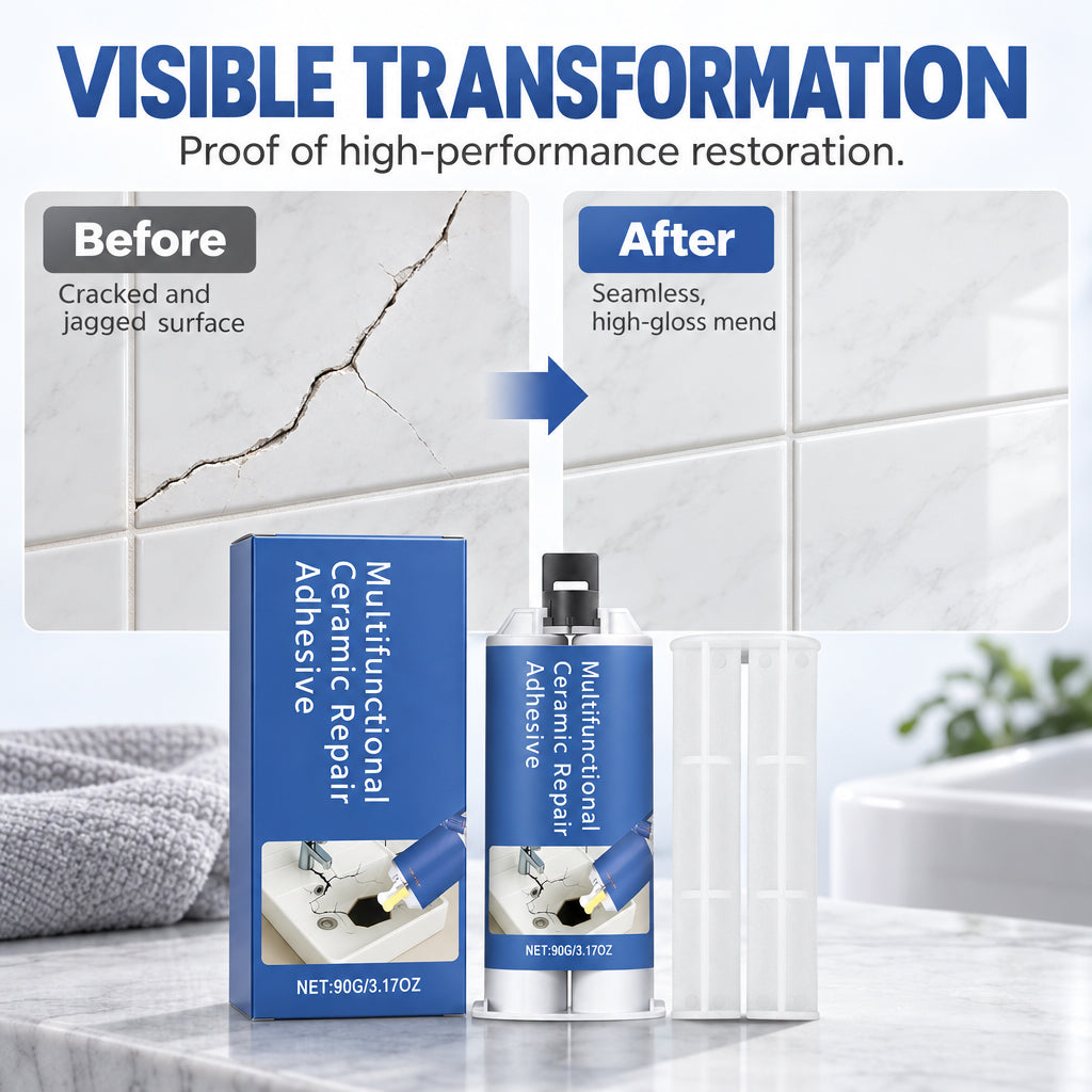 🛠️ Ceramic & Porcelain Repair Adhesive Kit
