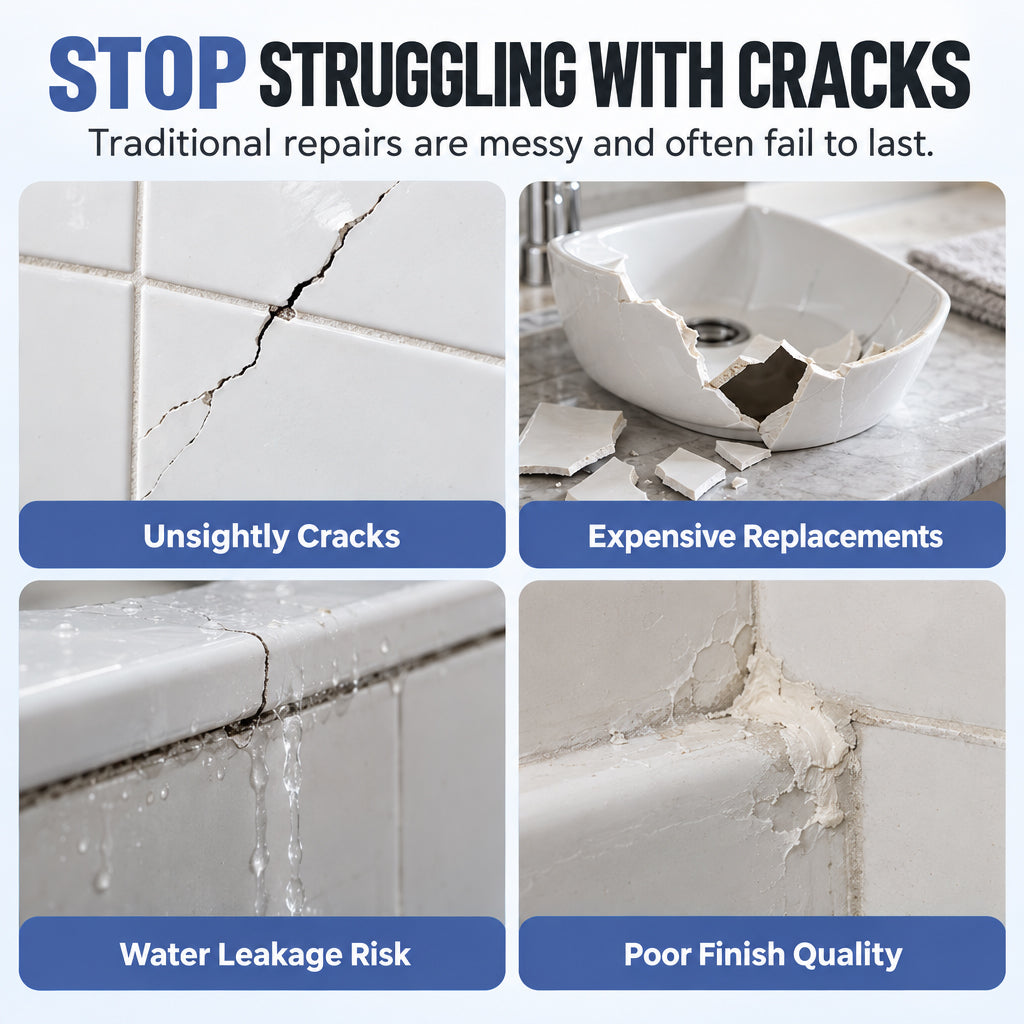 🛠️ Ceramic & Porcelain Repair Adhesive Kit