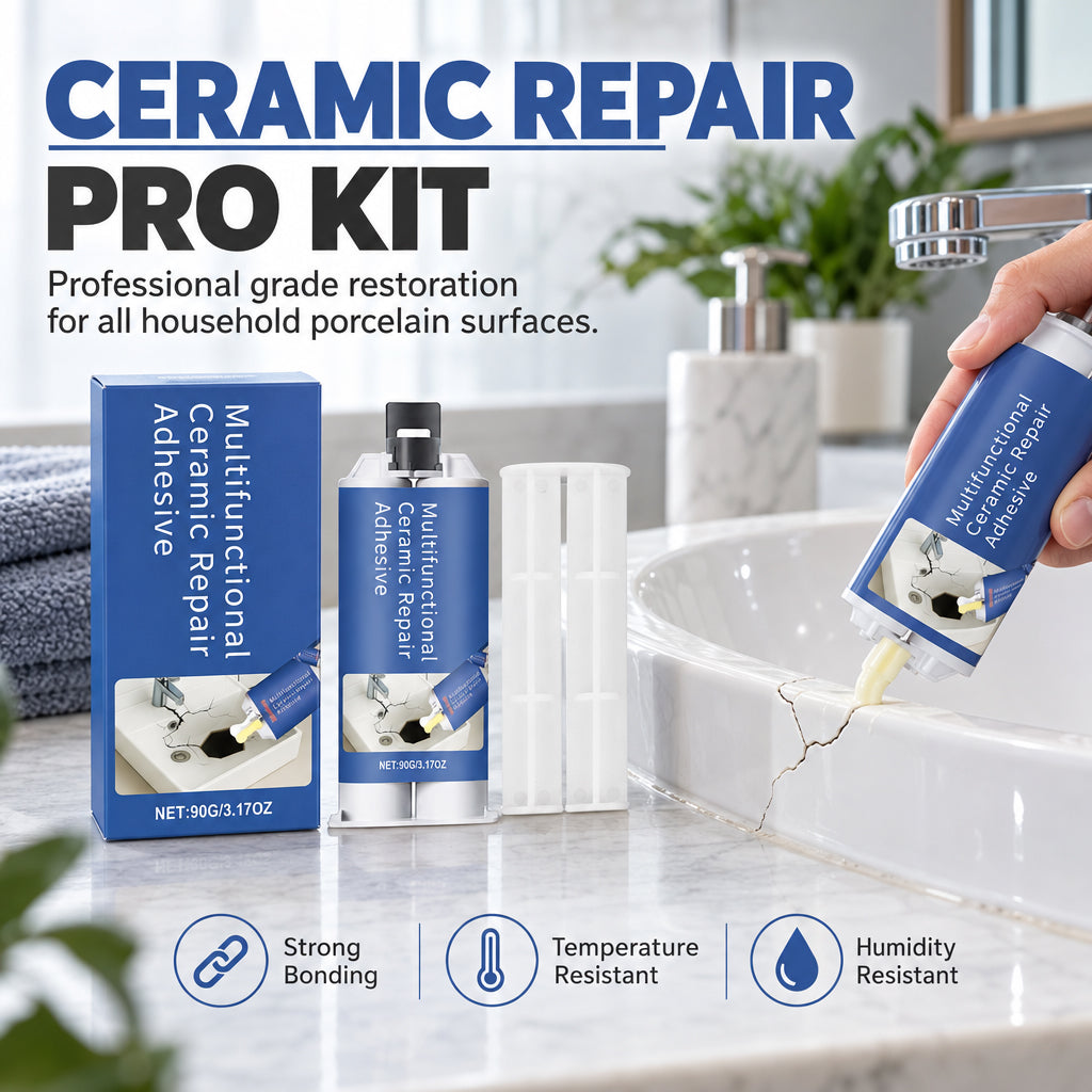 🛠️ Ceramic & Porcelain Repair Adhesive Kit