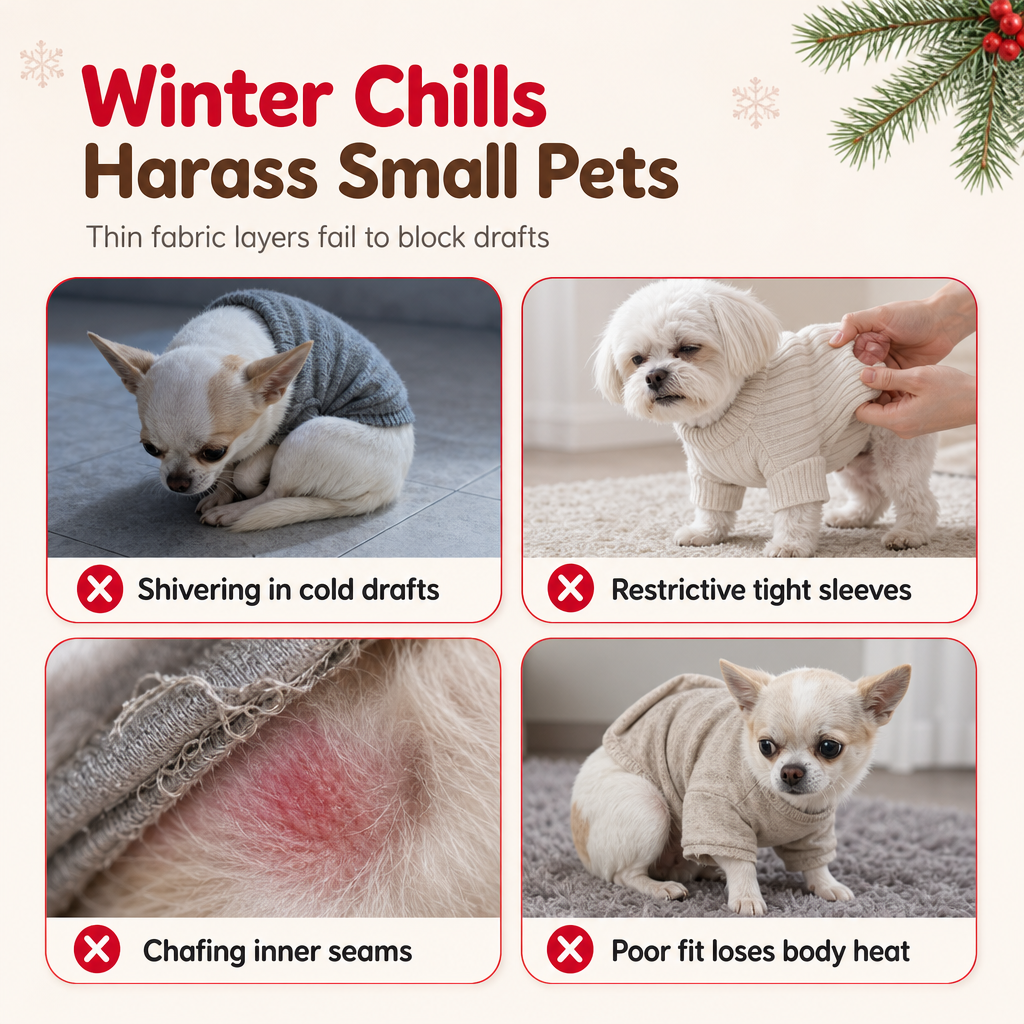 🐾 Warm Flannel Reindeer Pet Jumpsuit