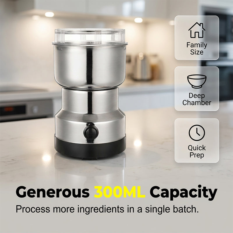 ⚡ Stainless-Steel Multi-Purpose Electric Grinder