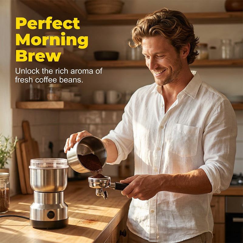 ⚡ Stainless-Steel Multi-Purpose Electric Grinder