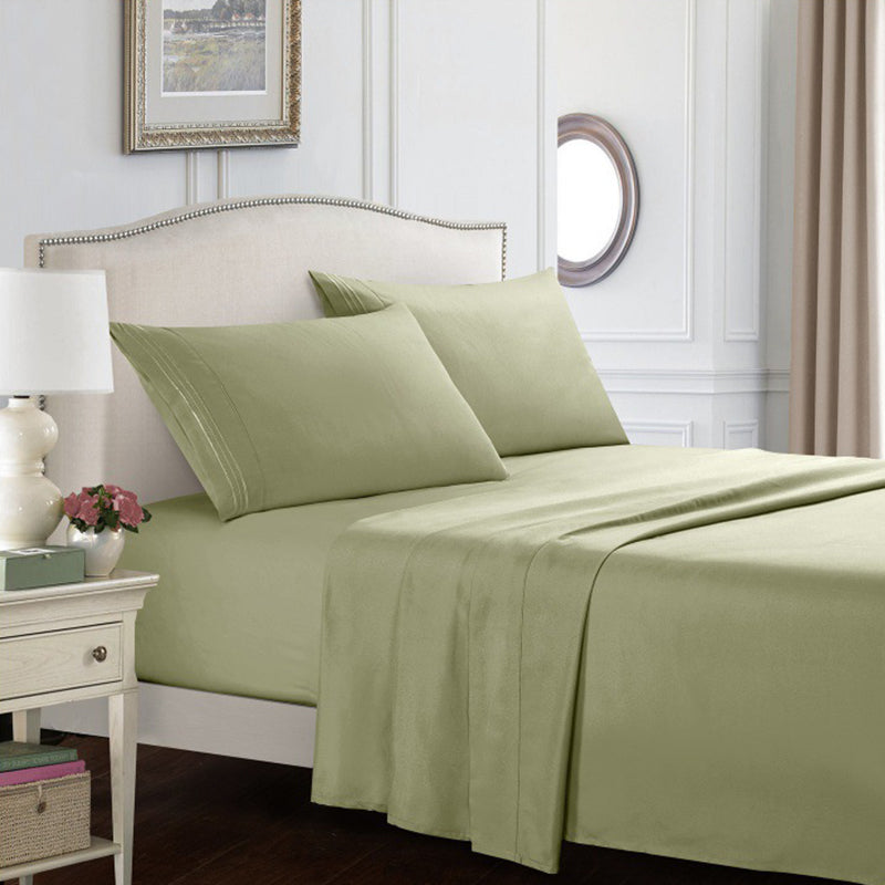 🛏️ Embroidered European-Style Bedding Sheet Set