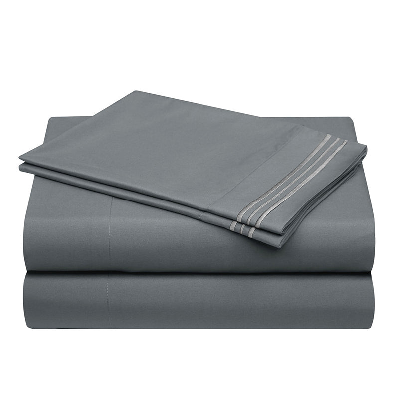 🛏️ Embroidered European-Style Bedding Sheet Set