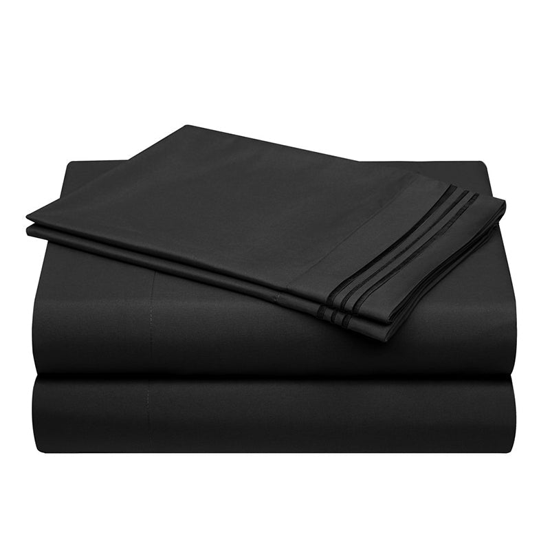 🛏️ Embroidered European-Style Bedding Sheet Set