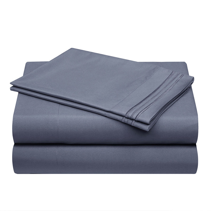 🛏️ Embroidered European-Style Bedding Sheet Set