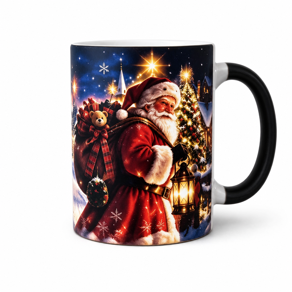 🎅 Heat-Activated Christmas Color-Changing Mug