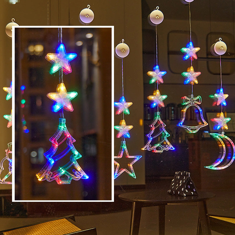 ✨ Reusable Christmas Suction Window Light