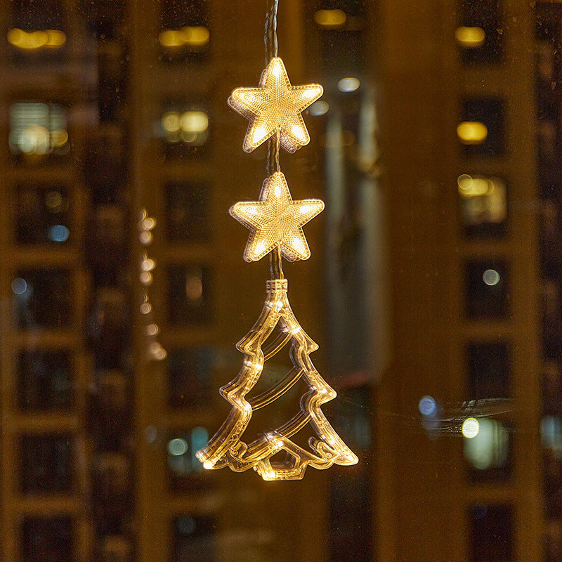 ✨ Reusable Christmas Suction Window Light