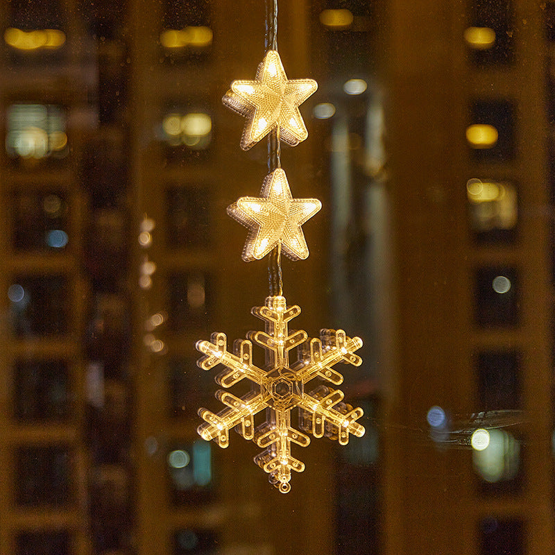 ✨ Reusable Christmas Suction Window Light