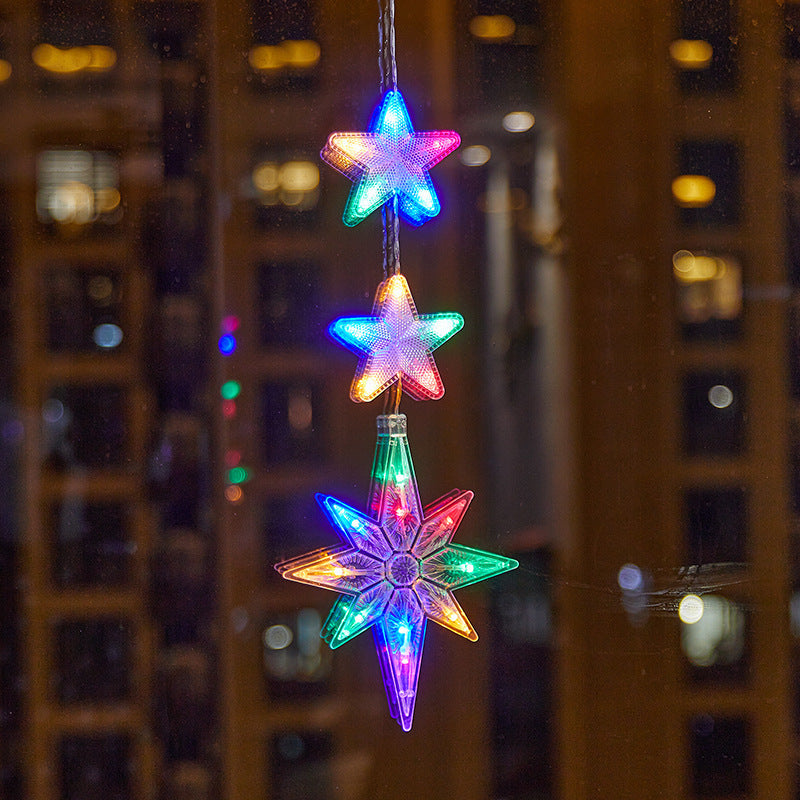✨ Reusable Christmas Suction Window Light