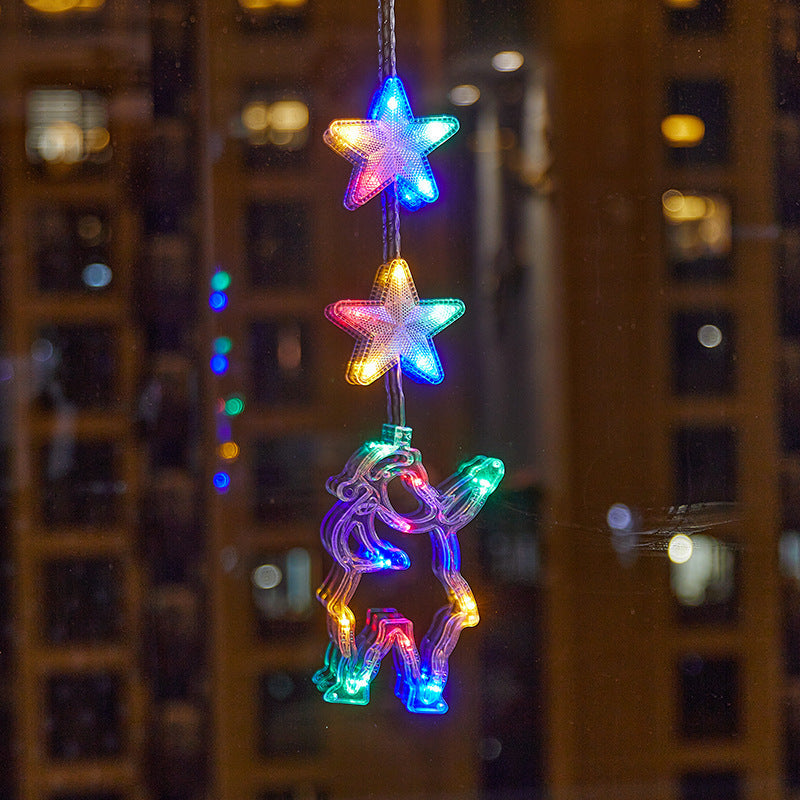 ✨ Reusable Christmas Suction Window Light