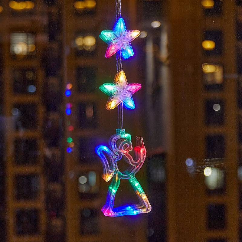 ✨ Reusable Christmas Suction Window Light