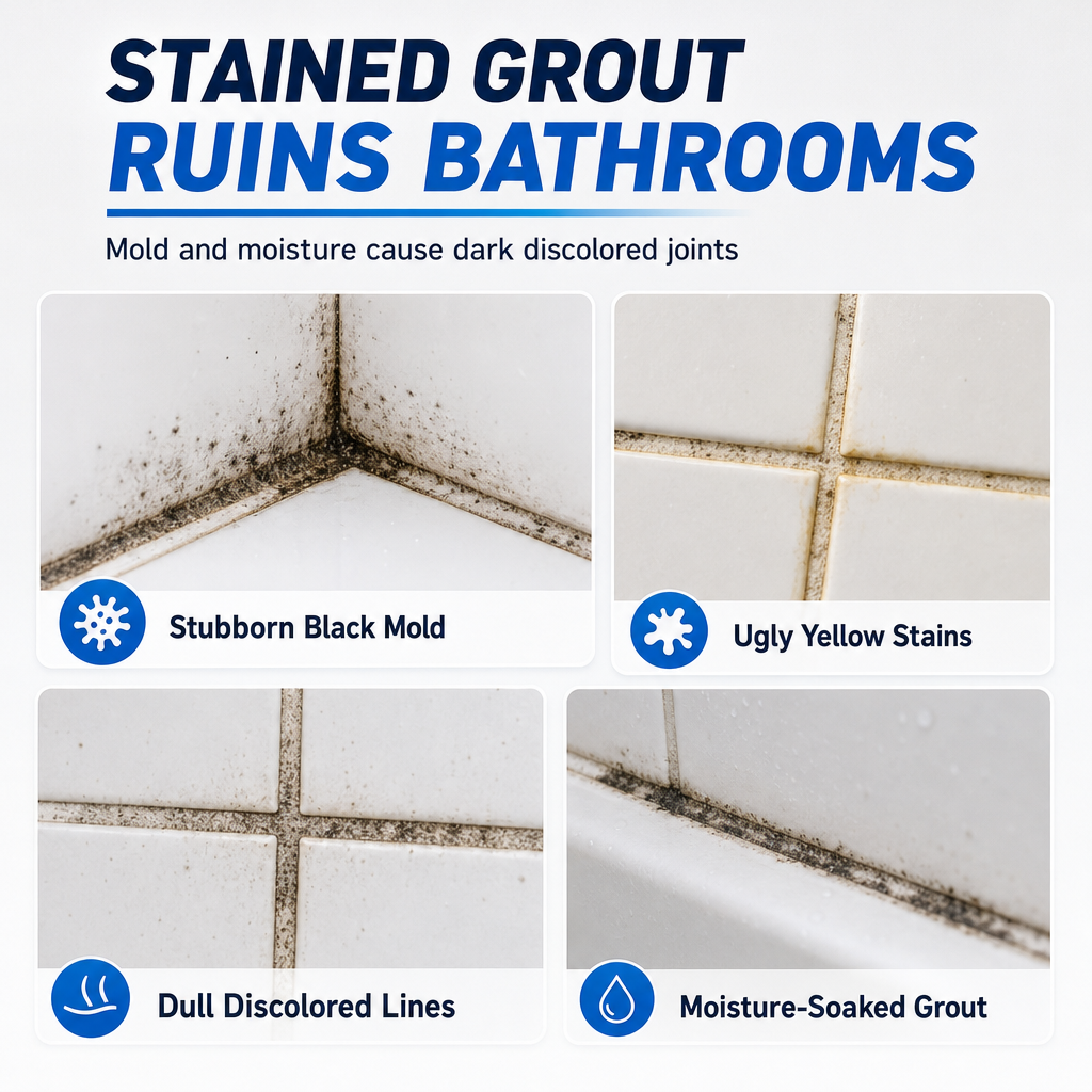 🧼 White Tile Grout Touch-Up Pen