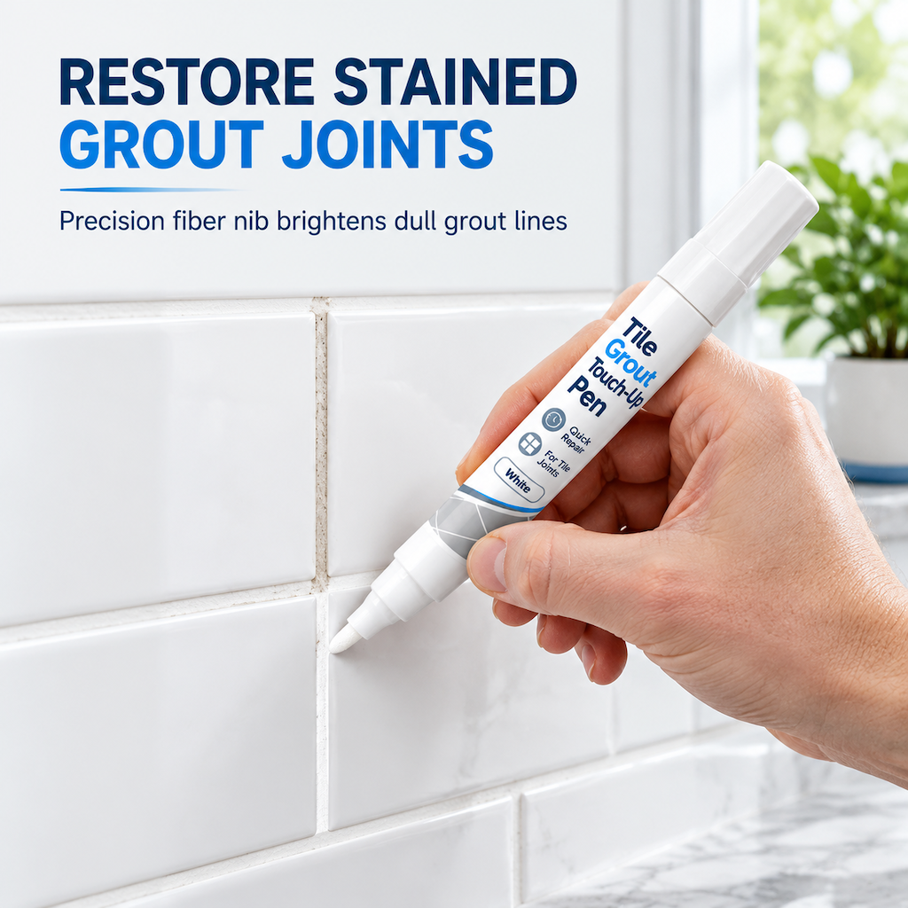 🧼 White Tile Grout Touch-Up Pen