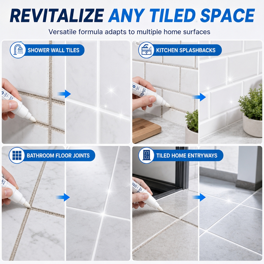 🧼 White Tile Grout Touch-Up Pen