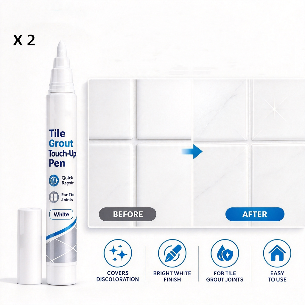 🧼 White Tile Grout Touch-Up Pen