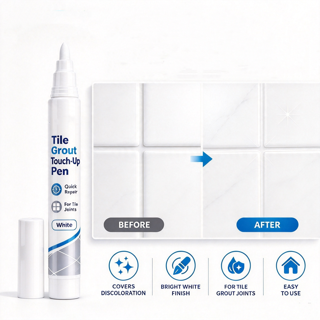 🧼 White Tile Grout Touch-Up Pen