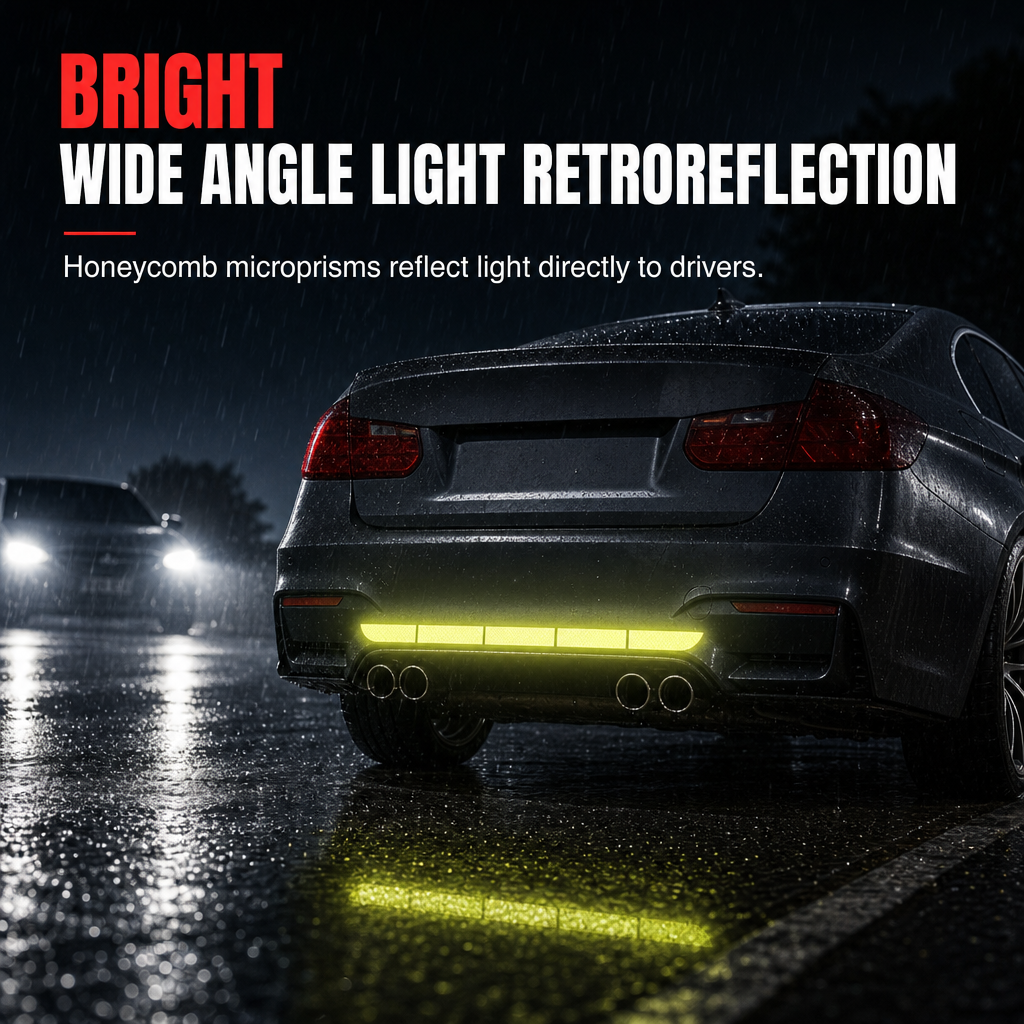 🚗 Reflective Car Sticker Strip for Trunk & Rear Bumper