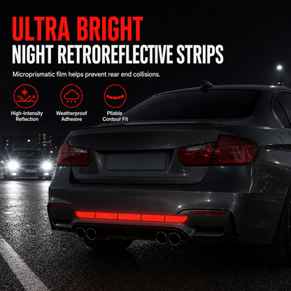 🚗 Reflective Car Sticker Strip for Trunk & Rear Bumper